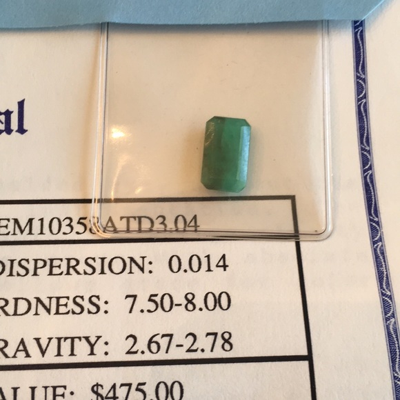 3.04 Carat Emerald - Picture 2 of 7